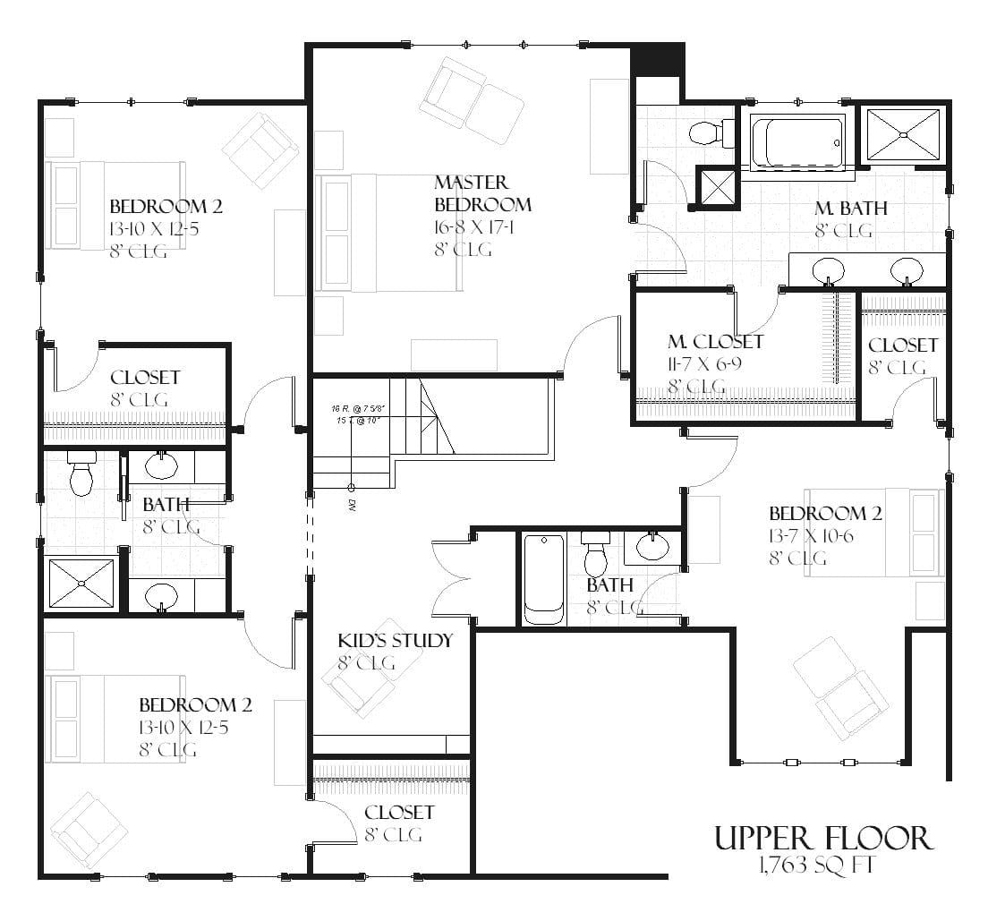 Weston - Home Design and Floor Plan - SketchPad House Plans