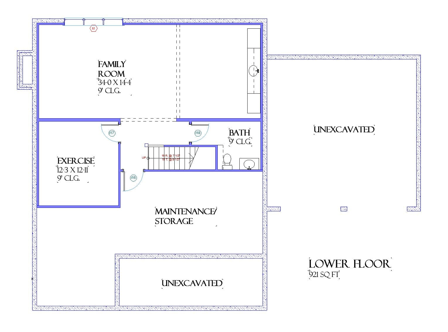Adams - Traditional House Floor Plan - SketchPad House Plans