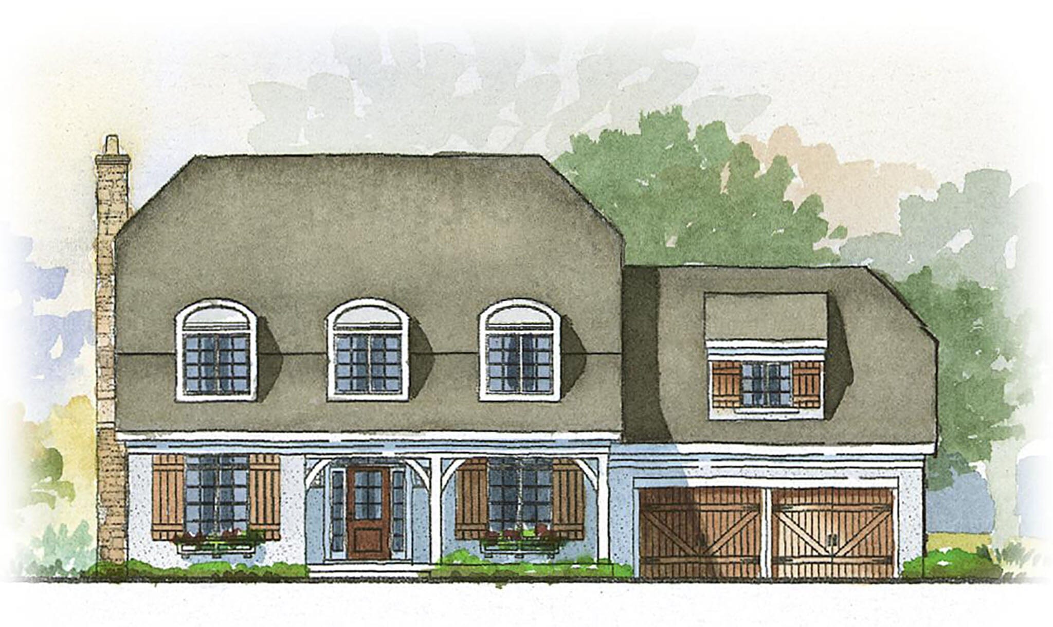 Baxter - European Cottage Floor Plan - SketchPad House Plans