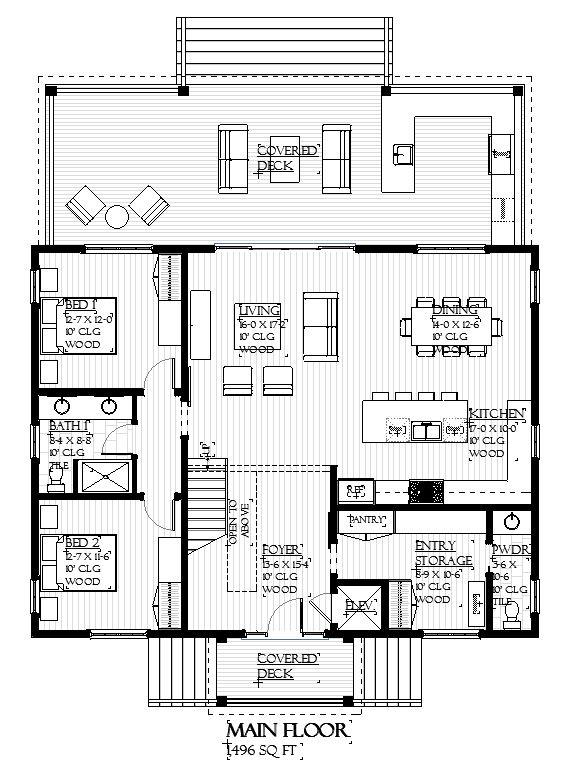 Caliza - Home Design and Floor Plan - SketchPad House Plans