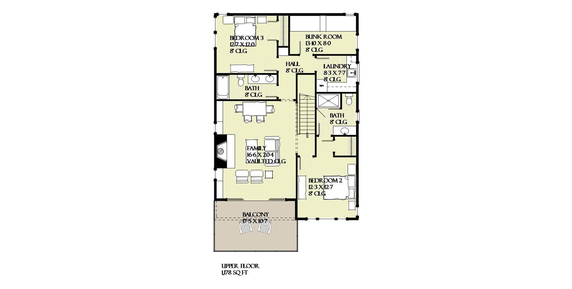 Cobia - Home Design and Floor Plan - SketchPad House Plans