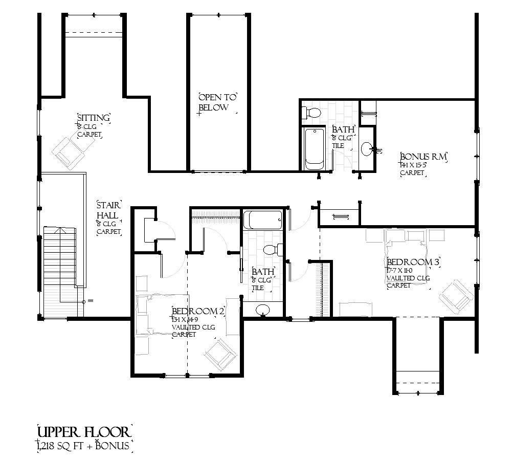 Collins - Home Design and Floor Plan - SketchPad House Plans