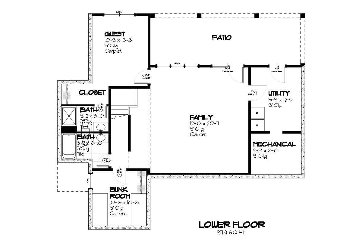 Heron - Home Design and Floor Plan - SketchPad House Plans