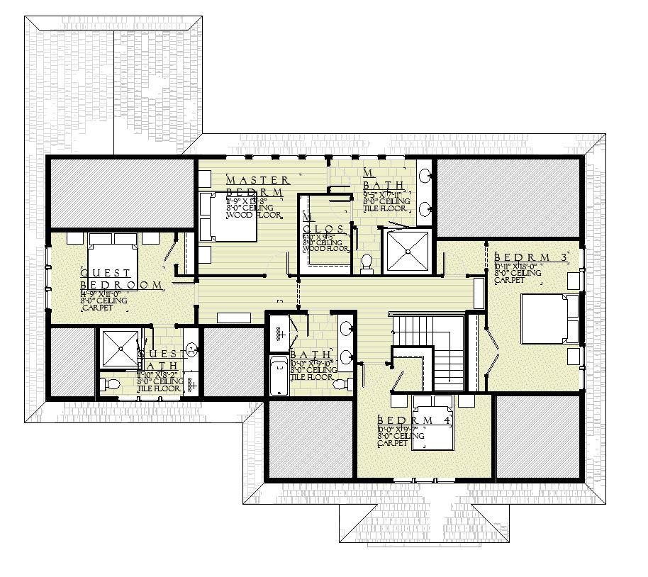 Hemlock - Home Design and Floor Plan - SketchPad House Plans