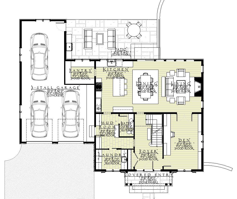 Hemlock - Home Design and Floor Plan - SketchPad House Plans