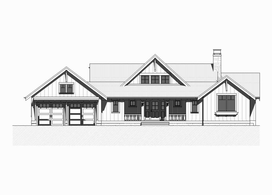 Herring - Home Design and Floor Plan - SketchPad House Plans