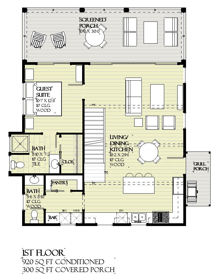 Jamaica - Home Design and Floor Plan - SketchPad House Plans