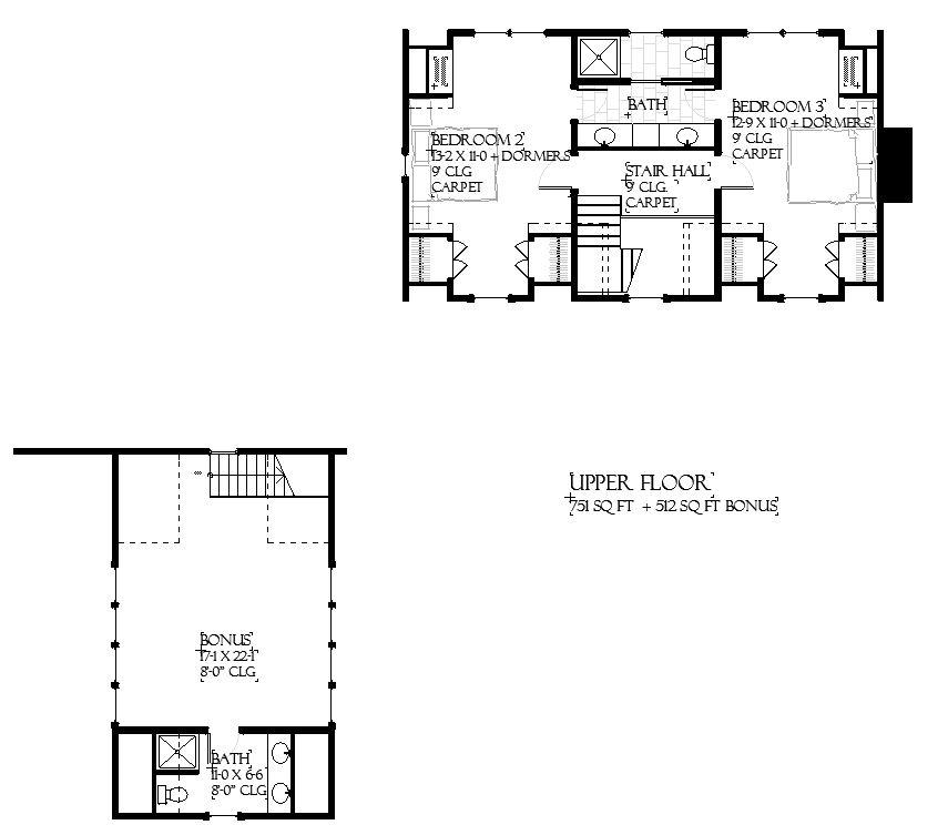 Mulberry - Home Design and Floor Plan - SketchPad House Plans