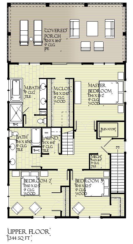 Oyster Cove - Home Design and Floor Plan - SketchPad House Plans