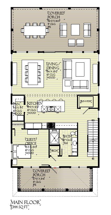 Oyster Cove - Home Design and Floor Plan - SketchPad House Plans