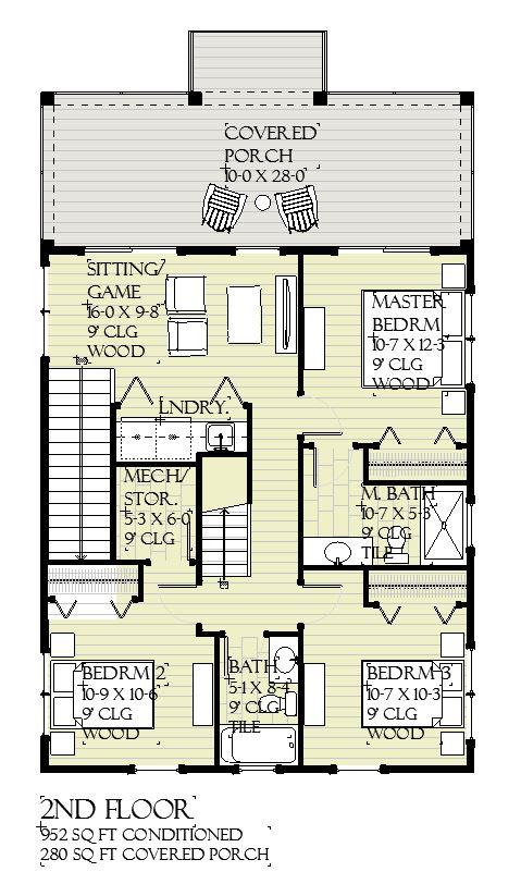 Sandwedge - Home Design and Floor Plan - SketchPad House Plans