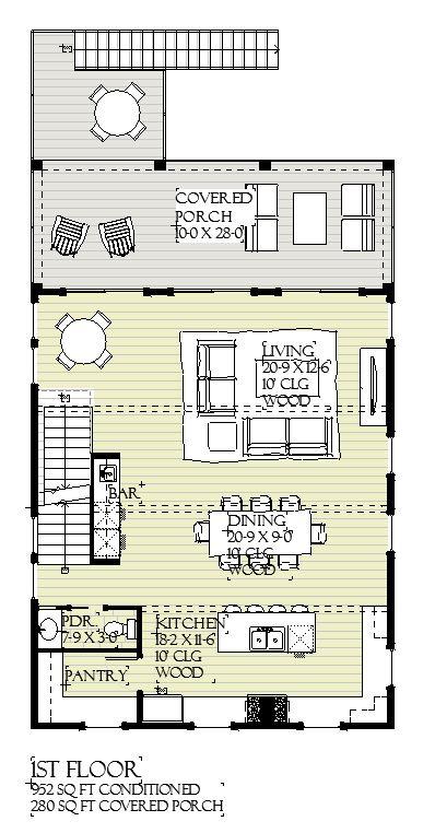 Sandwedge - Home Design and Floor Plan - SketchPad House Plans