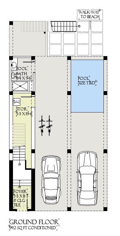 Sandwedge - Home Design and Floor Plan - SketchPad House Plans