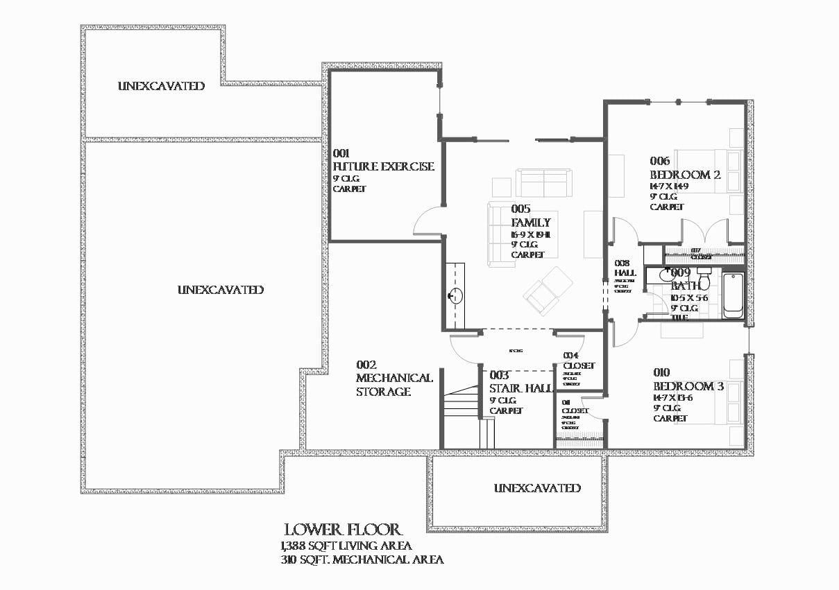 Stafford - Home Design and Floor Plan - SketchPad House Plans