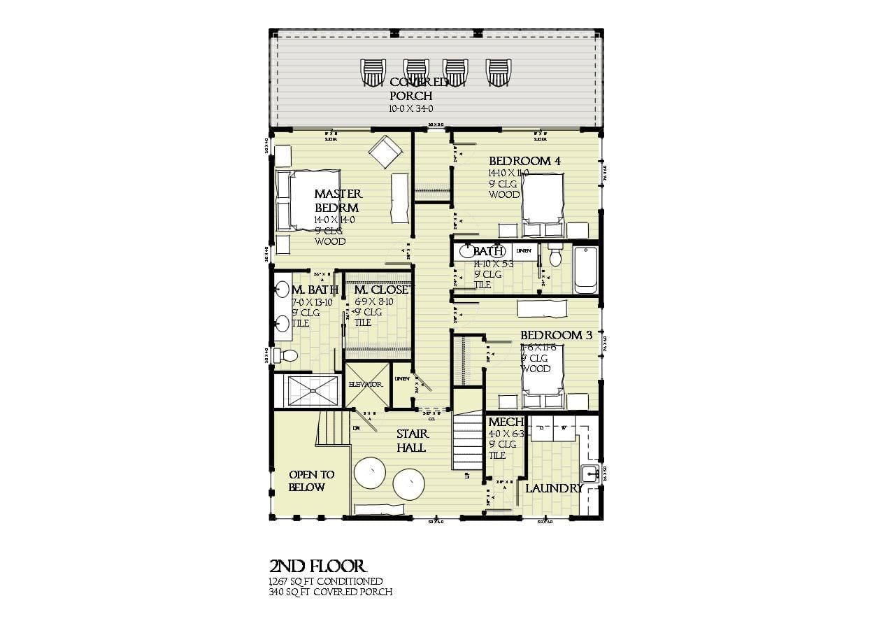 Cypress - Home Design and Floor Plan - SketchPad House Plans